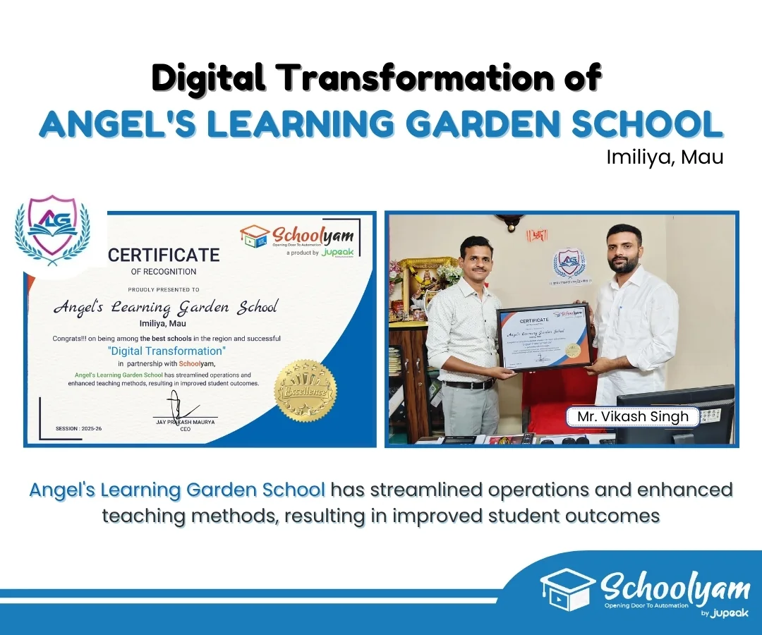 Digital transformation recognition for Angel school