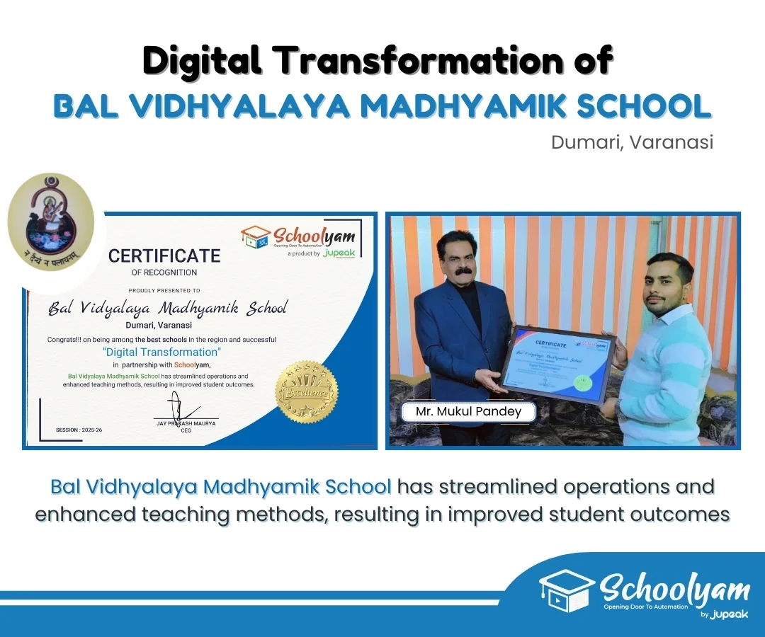Digital transformation recognition for Dalimss Sunbeam School, partner school 3