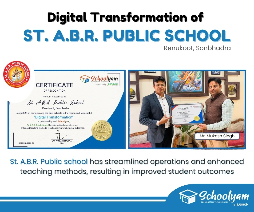 Digital transformation recognition for Dalimss Sunbeam School, partner school 4