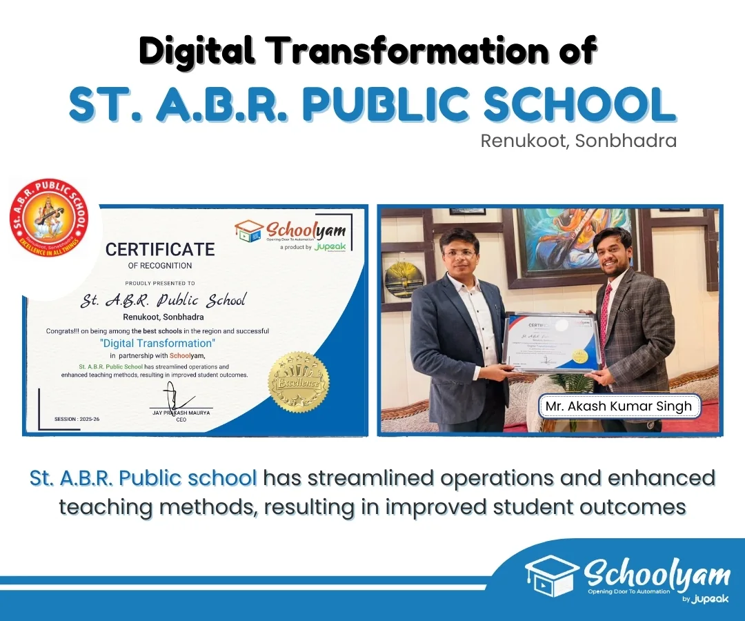 Digital transformation recognition for Dalimss Sunbeam School, partner school 5