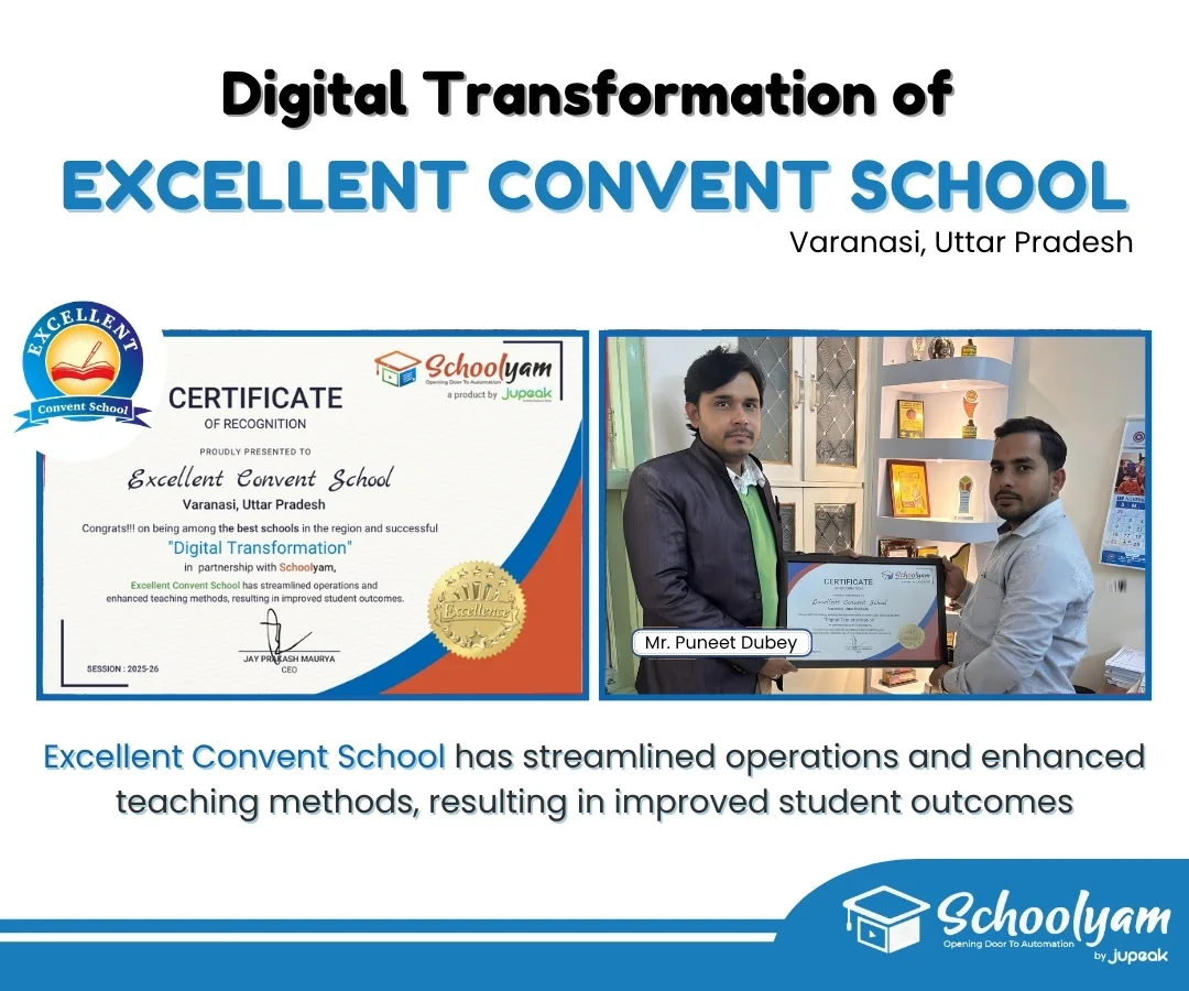Digital transformation recognition for Excellent Convent School