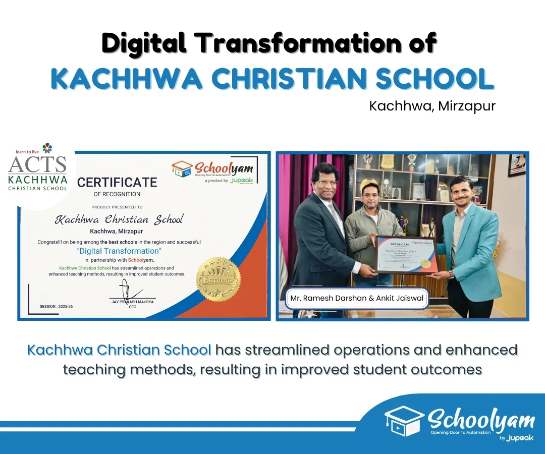 Digital transformation recognition for Kachhwa Christian Public School