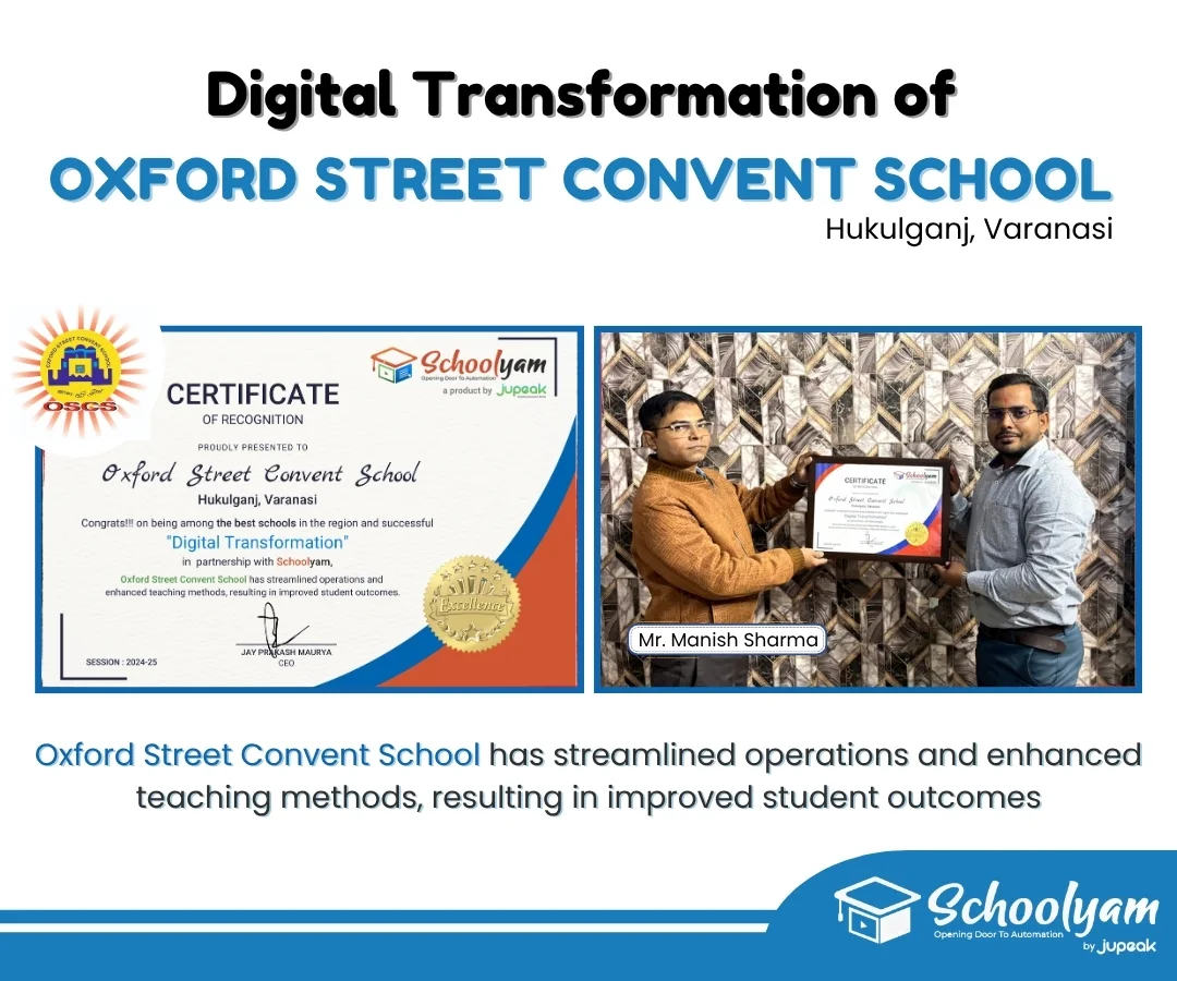 Digital transformation recognition for Oxford Street Convent School