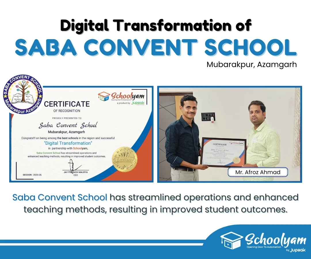 Digital transformation recognition for Saba Convent School